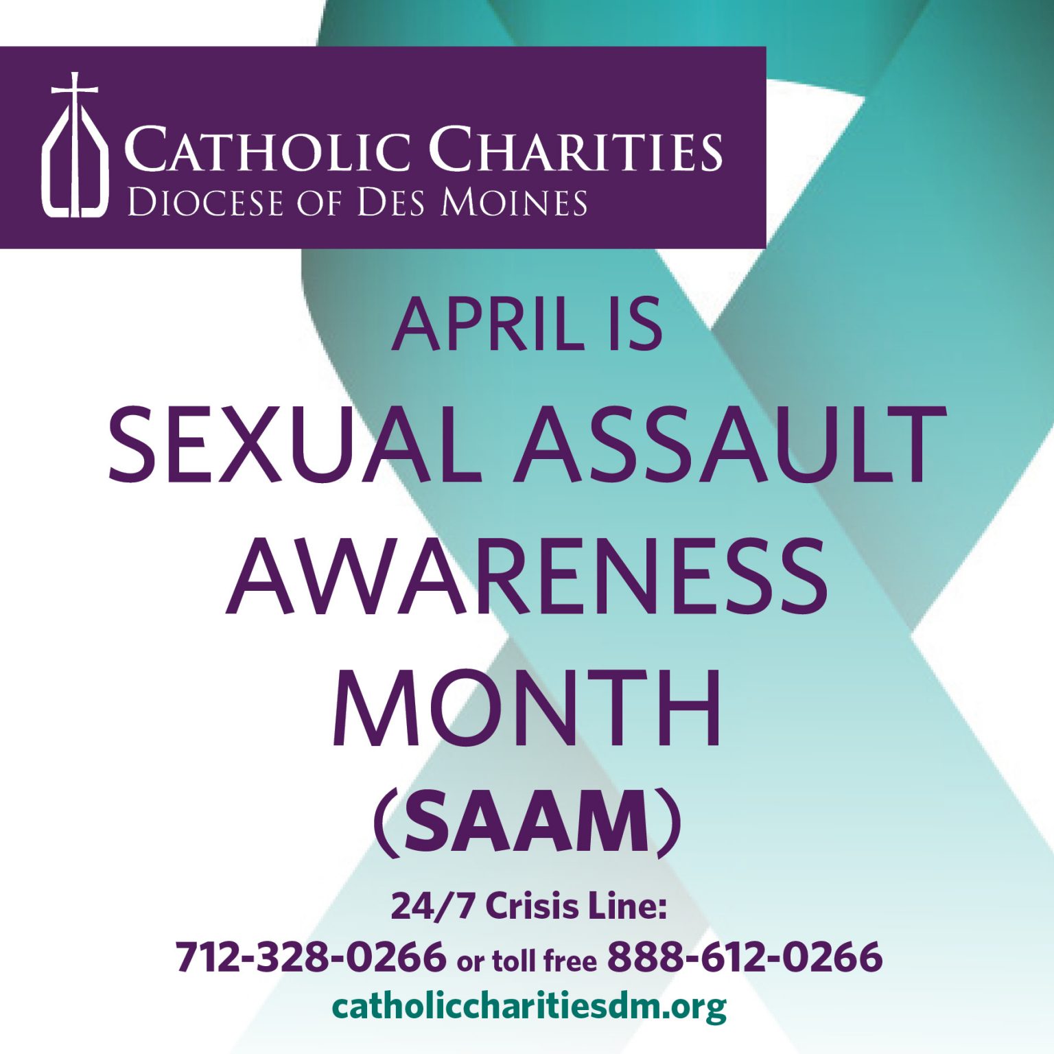2021 Sexual Assault Awareness Month Fb Post Catholic Charities