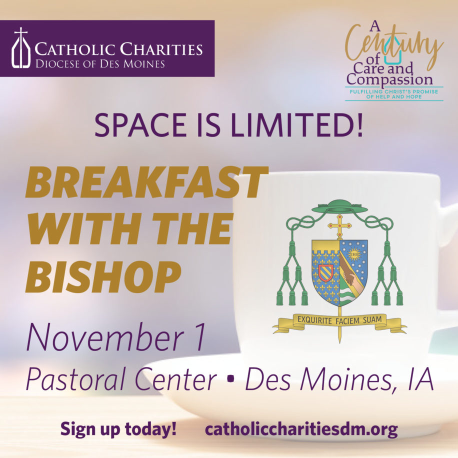 Breakfast with the Bishop November 1
